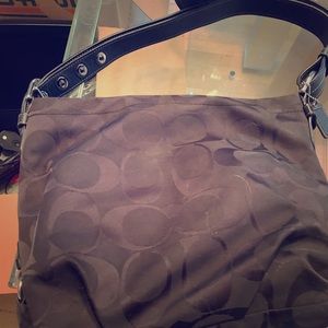 Authentic black coach purse